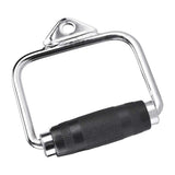 Cable Pulley Attachment D Stirrup Handle with Rubber Grips Gym Accessory