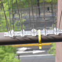 12Pcs Stainless Steel Bird Repeller Pigeon Repeller for Verandas Rooftops Window Frames
