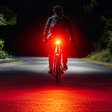 Smart Brake Sensing Bike Tail Light – USB Rechargeable Safety Lamp