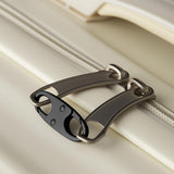 4 PCS Zinc Alloy Mini Zipper Lock Carabiners for Luggage and Backpacks Black