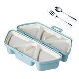 6 in 1 Onigiri Mold Triangle Rice Ball Mold Onigiri Maker Sushi Making Kit with Spoon and Fork