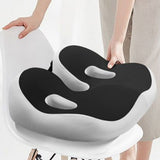 Ergonomic Seat Cushion Multipurpose Memory Foam Seat Pad Black
