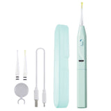 LED Lighted Ear Cleaner Kit USB Rechargeable Ear Wax Removal Tool Green
