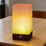 Square Retro LED Night Light Bedside Lampfor Living Bedroom Bathroom Hallway