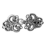 4 PCS Vintage Sweater Swirl Cape Cloak Clips for Dress Retro Cardigan Shawl