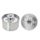 3L Stainless Steel Cat Water Fountain – Automatic Electric Pet Drinking Dispenser for Cats and Dogs