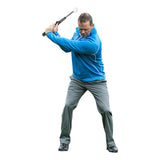 Retractable Golf Swing Training Aid Golf Grip Trainer Attachment for Chipping Hitting