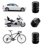 24Pcs Car Tire Valve Stem Caps Universal Air Caps Cover for Auto Bike Trucks Motorcycles Black