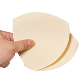 4 Pairs Foam Triangle Bra Inserts Replacement for Sports Bras Beige