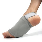 Arch Support Brace Sleeve Foot Wrap for Flat Feet Grey