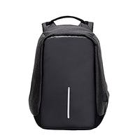 Anti-Theft Backpack School Travel Laptop Bag with USB Charging Port Black