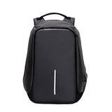 Anti-Theft Backpack School Travel Laptop Bag with USB Charging Port Black