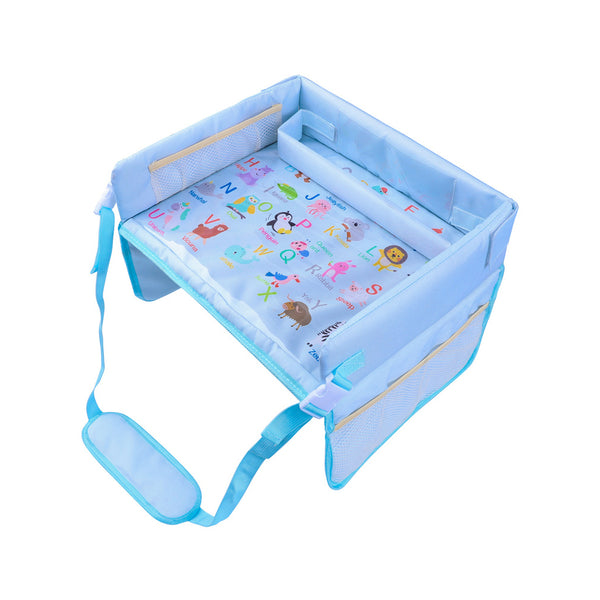 Portable Kids Travel Tray Kids Lap Tray Car Seat Tray for Toddler Kid Car Activities Style 1