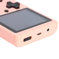 Built-in 500 Classic Games Gameboy Handheld Retro Video Game Console Kids Toy Pink