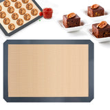 3 PCS Reusable Silicone Baking Mat for Oven – Non-Stick Sheet for Cookies Bread & Pastry