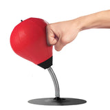 Desktop Punching Speed Ball with Clamp and Suction Cup Red