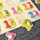 4 Sets Wooden Peg Puzzle for Girls & Boys with Alphabet Numbers Animals Dinosaurs Vehicles
