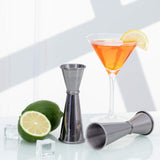Stainless Steel Double Jigger 30ml 60ml Cocktail Bar Measuring Cup for Bartending Silver