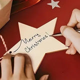 100Pcs Wooden Christmas Tree Decorations – Assorted Blank Shapes for Painting