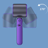 Rechargeable Handheld Portable Fan with Ice Cooler 100-Speed Control Gray
