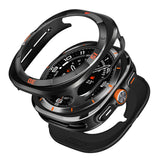 Full Cover Case and Glass Protector Compatible With Samsung Galaxy Watch Ultra 47mm Black