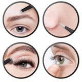 40X Magnifying Mirror Round Compact Mirror with Suction Cup with Tweezers for Makeup