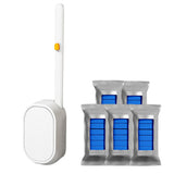 Toilet Cleaning Brush Set with 30 Refill Heads