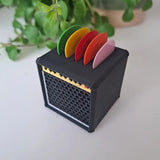 Guitar Pick Holder Box Speaker Style Display for Guitar Players
