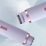 2-in-1 Dual Head Electric Women’s Shaver for Bikini Line and Body Hair Purple