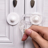 8Pcs Proofing Security Lock Self-Adhesive Cabinet Door Security Locks