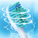 8Pcs Replacement Toothbrush Heads Compatible With Philips HX3 HX6 HX8 HX9 Series