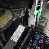 3V 6V 12V 24V Electrical Circuit Voltage Tester with Digital Display for Auto Car LED Light Test Probe Pen Black