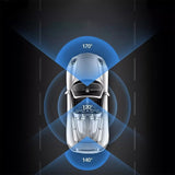 3 Channel Dash Cam Touchscreen Dashcam Front and Rear with Reversing Mode