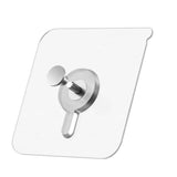 10 Pack 6x6cm Invisible Picture Hooks Adhesive Wall Hooks No Drill Wall Hanging Hooks for Frames Clocks Towels