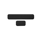 Ergonomic Wrist Rest Set for Keyboard and Mouse Computer Wrist Support Pads Arm Cushion for Typing Black