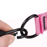 Pedal Resistance Band with Handle Adjustable Tube Foot Pedal Device  for Full Body Training Pink
