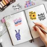 100 Pcs Motivational Stickers Pack with Positive Quotes