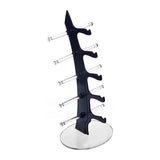 Sunglasses Display Stand for 5 Pairs Sunglasses Show Rack Glasses Holder Black
