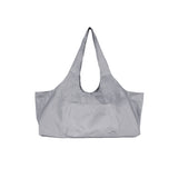 Large Yoga Mat Carrying Bag with Side Pocket Yoga Tote Bag Gym Bag Gray