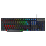 Gaming Keyboard and Mouse Set for PC Laptop Rainbow with RGB Backlight USB