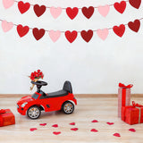 Felt Heart Garland Banner for Valentine's Day Weddings & Party Decorations Style 1