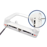 Sliding Door Handle Replacement Set with Keyed Lock White