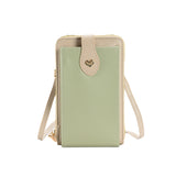 Small Crossbody Bag Cell Phone Purse for Women Mini Shoulder Bag Wallet with Card Slots Green