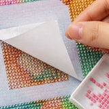 30 PCS Diamond Painting Positioning Paper Colored Adhesive Frame Film