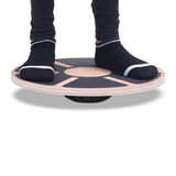 Non-Slip Balance Board Wooden Rocker Board Wobble Boards Yoga Exercise Balance Training Equipment