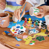 Pottery Wheel Kit for Kids Pottery Painting Set for Arts and Crafts Cyan