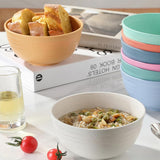 8-Piece Wheat Straw Cereal Bowls – Durable, Microwave & Dishwasher Safe