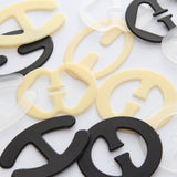 30 PCS Bra Strap Cleavage Control Sports Racerback Running Clasp Holder Clips