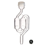 2Pcs Fermenter Airlock  Bubble Air Lock with Grommet for Home Brew Wine Beer