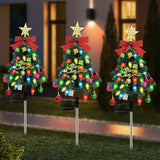 Christmas Tree Outdoor Solar Lights – Waterproof Yard Garden & Lawn Decoration Style 1
